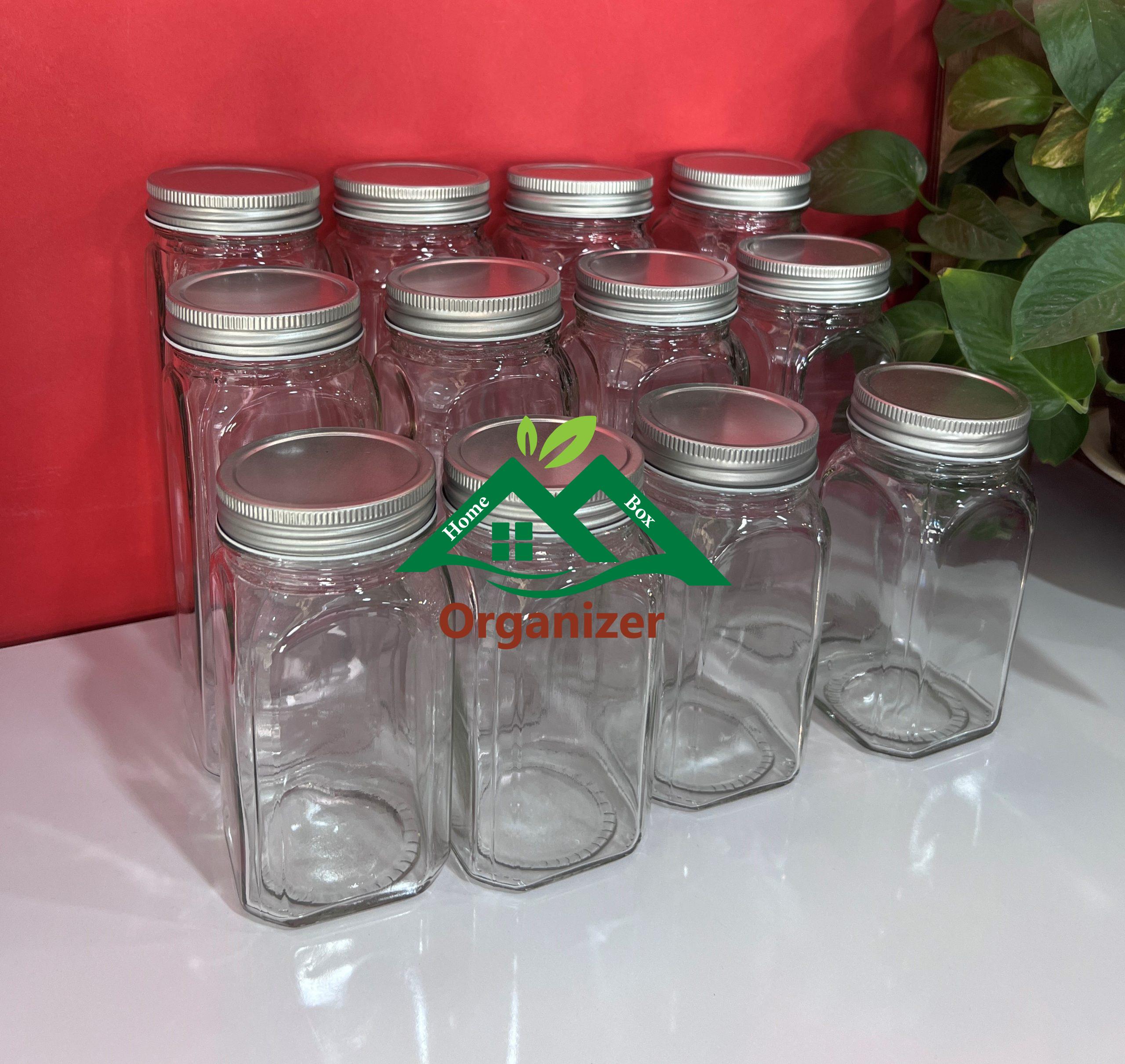 Honeyview_22222 بانکه شیشه ای حبوبات - Image 1