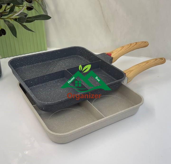 0256 ماهیتابه چندخونه گرانیتی - Image 1